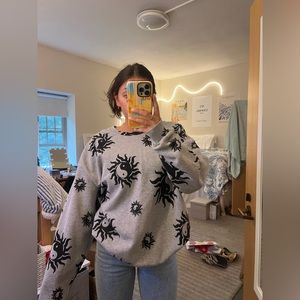 New Girl Order grey crew neck